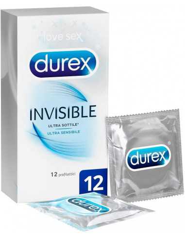 DUREX INVISIBLE EXTRA FINO EXTRA SENSITIVO 12 U