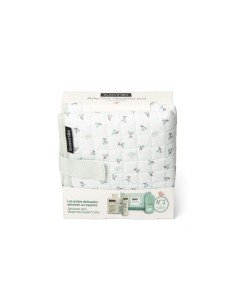 SUAVINEX CANASTILLA BABY CARE CHANGING PAD 26 BIRDIES SET COLOR VERDE